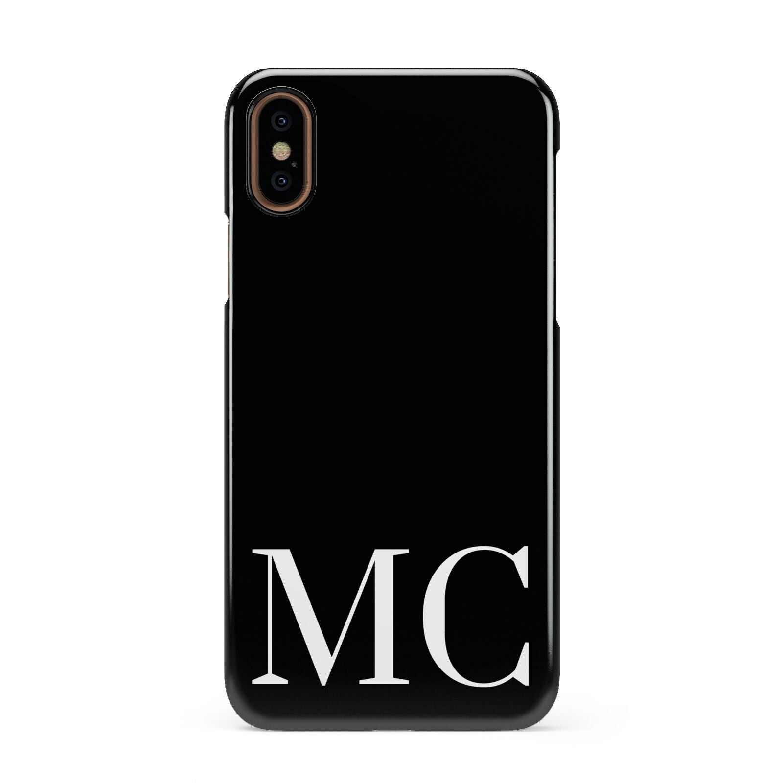 Initials Personalised 1 Apple iPhone XS 3D Snap Case