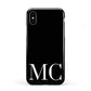Initials Personalised 1 Apple iPhone XS 3D Tough