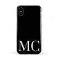 Initials Personalised 1 Apple iPhone XS 3D Tough