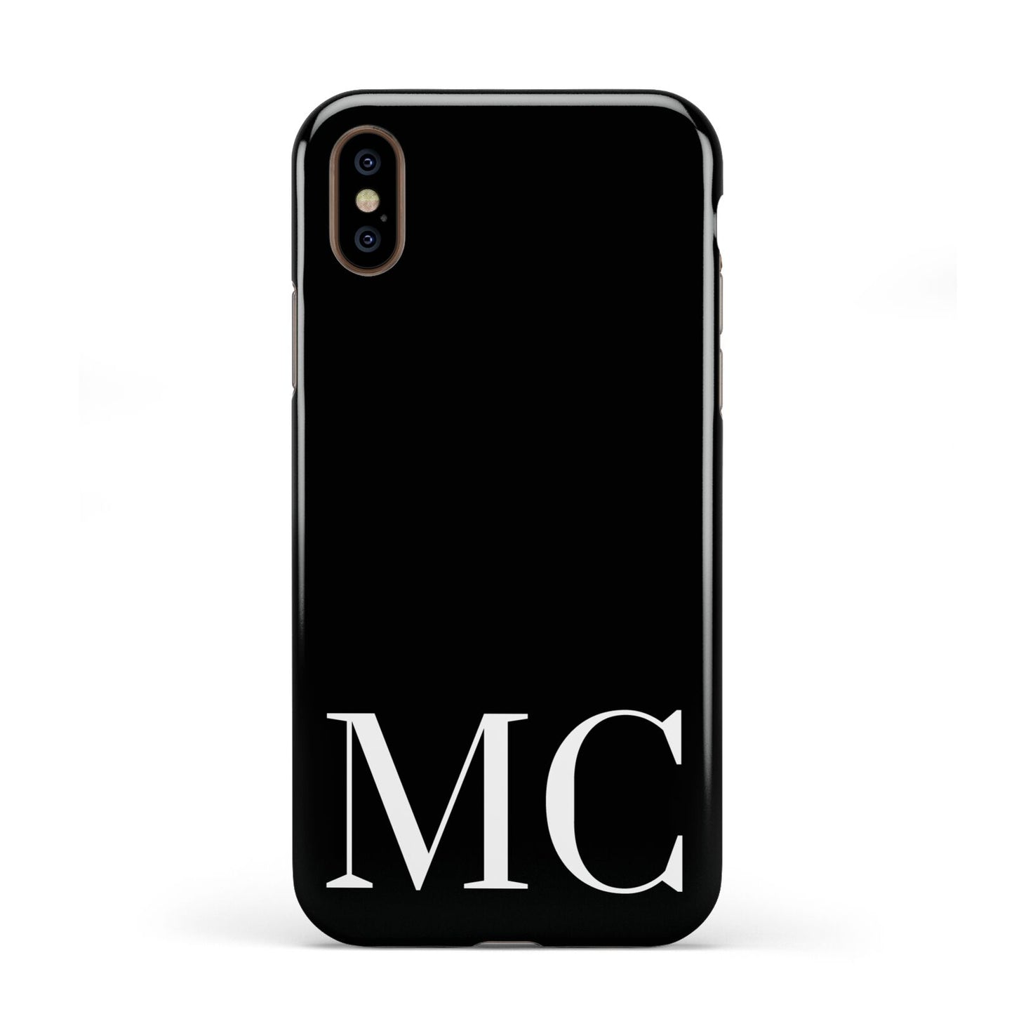 Initials Personalised 1 Apple iPhone XS 3D Tough