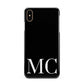 Initials Personalised 1 Apple iPhone Xs Max 3D Snap Case
