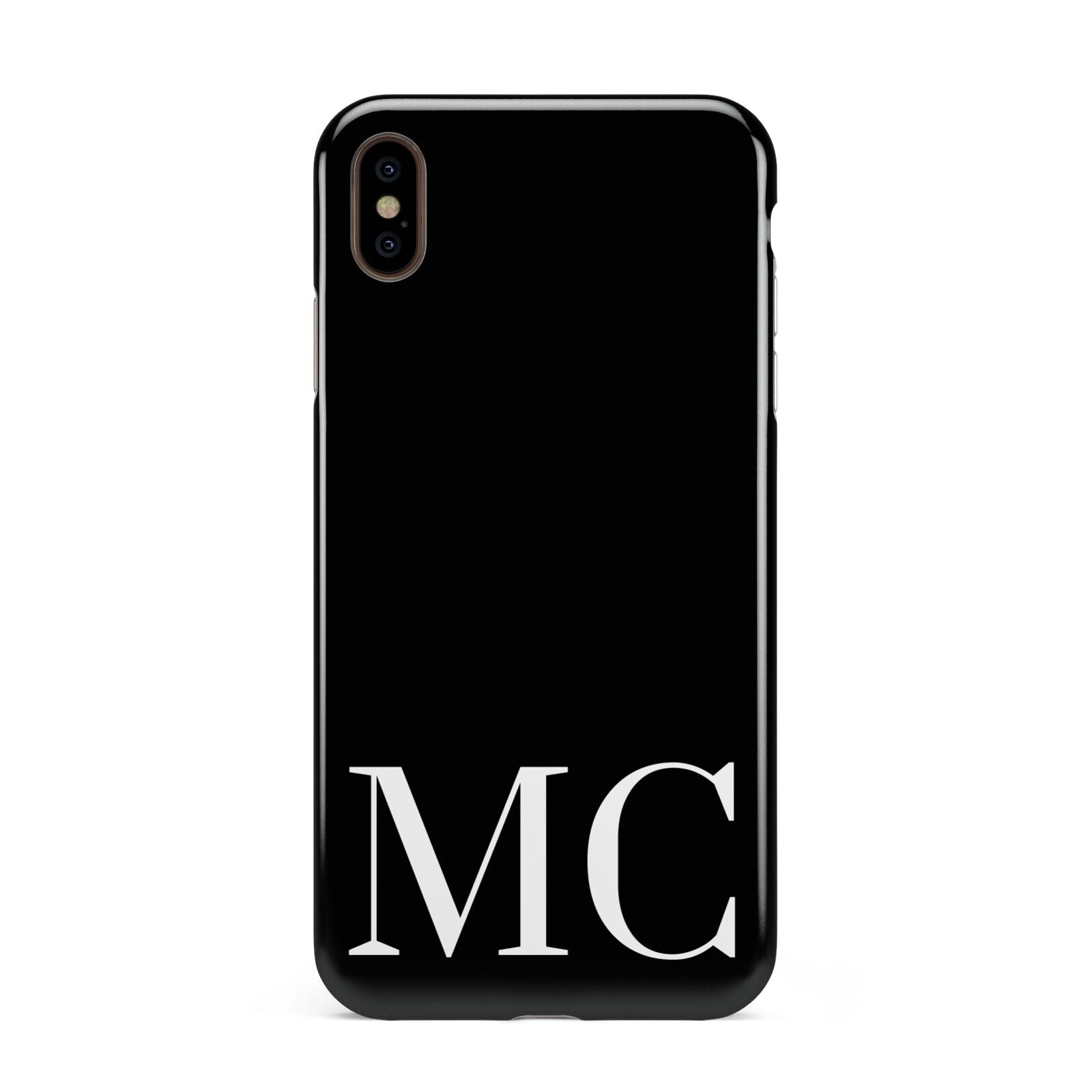 Initials Personalised 1 Apple iPhone Xs Max 3D Tough Case
