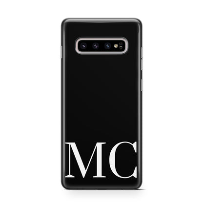 Initials Personalised 1 Samsung Galaxy S10 Case