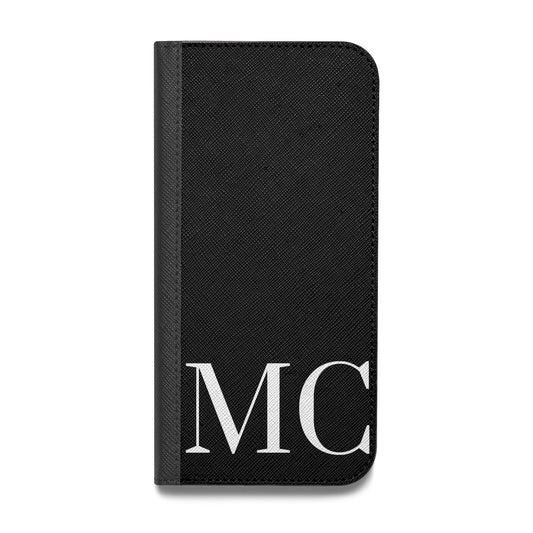 Initials Personalised 1 Vegan Leather Flip iPhone Case
