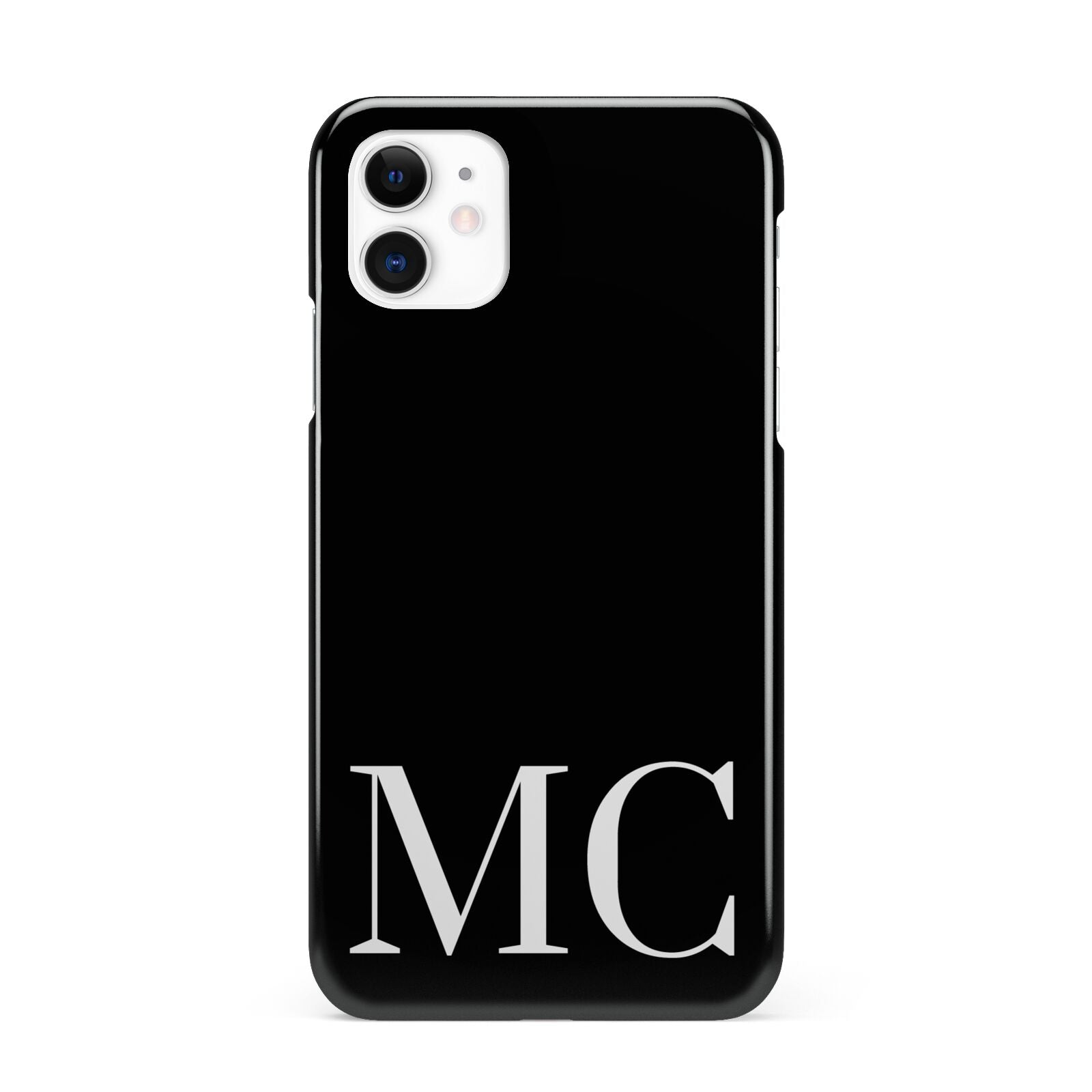 Initials Personalised 1 iPhone 11 3D Snap Case