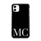 Initials Personalised 1 iPhone 11 3D Tough Case