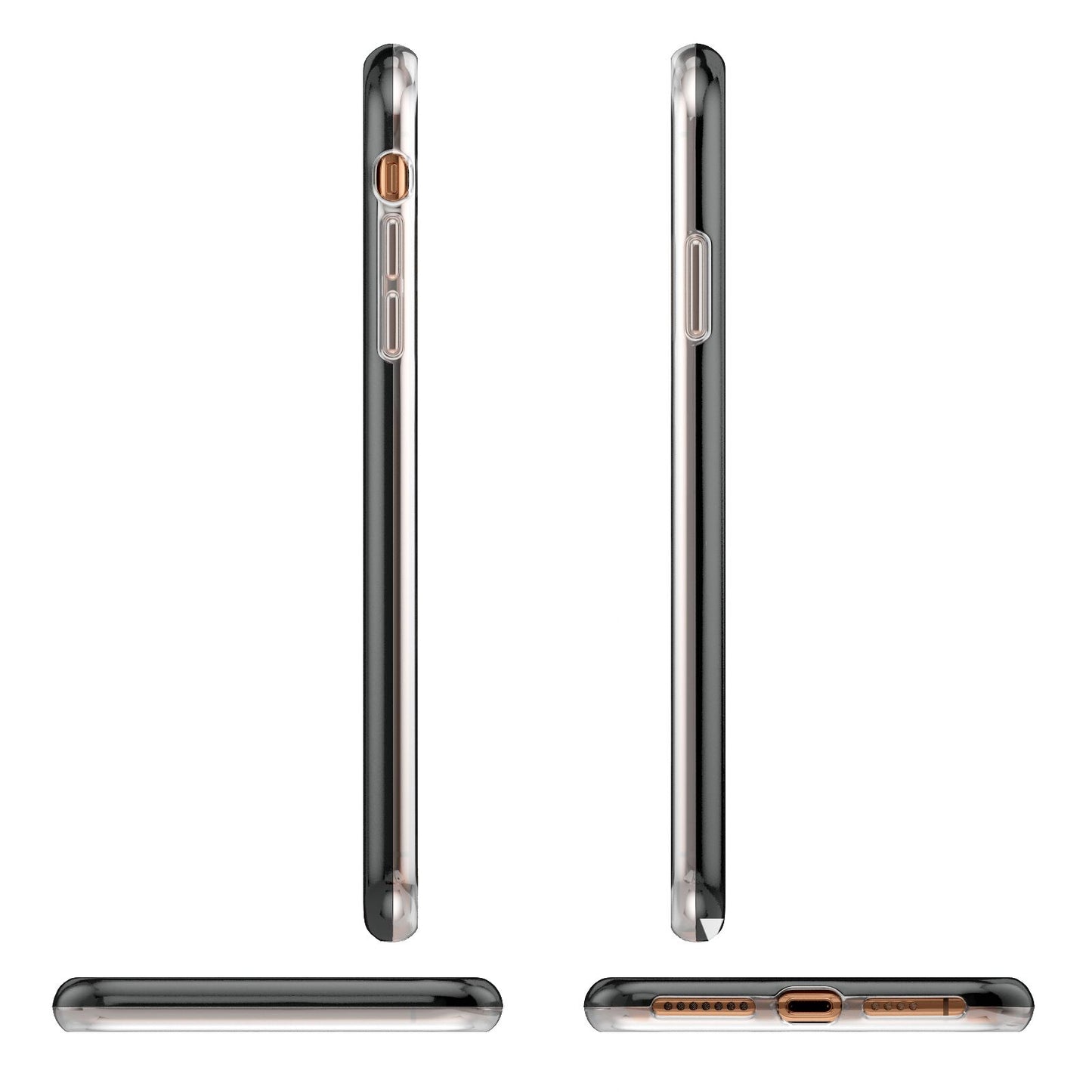 Initials Personalised 1 iPhone 11 Pro Max 3D Tough Case Angle Images