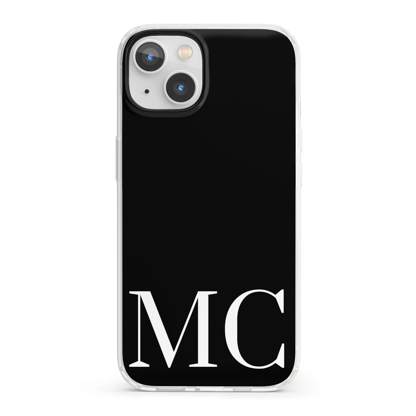 Initials Personalised 1 iPhone 13 Clear Bumper Case