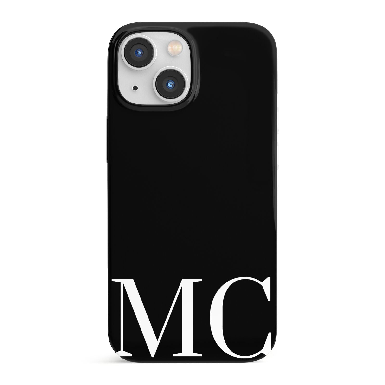 Initials Personalised 1 iPhone 13 Mini Full Wrap 3D Snap Case