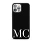 Initials Personalised 1 iPhone 13 Pro Max Clear Bumper Case