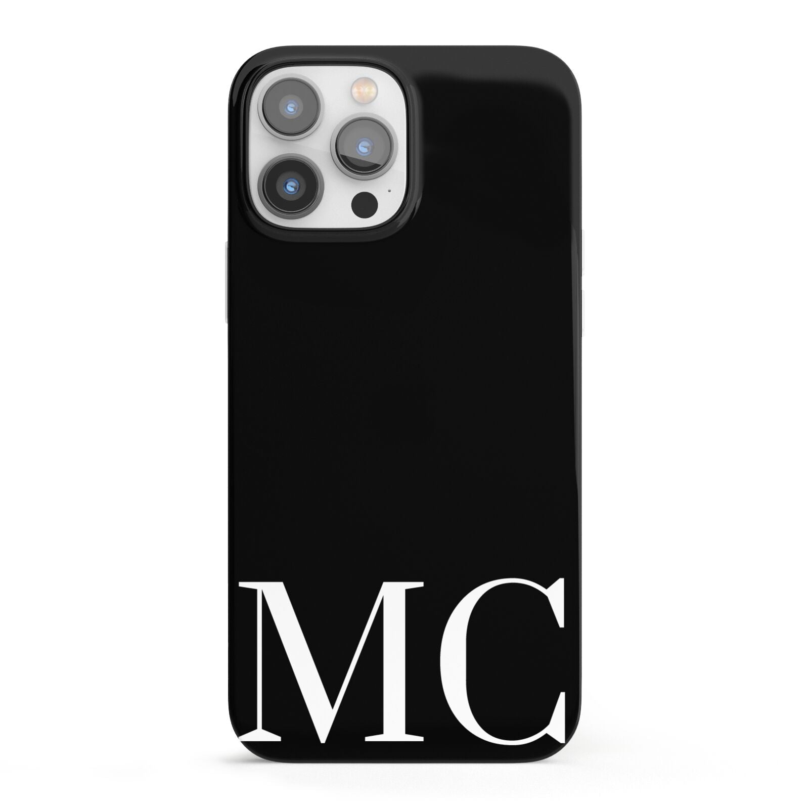 Initials Personalised 1 iPhone 13 Pro Max Full Wrap 3D Snap Case