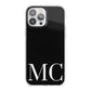 Initials Personalised 1 iPhone 13 Pro Max TPU Impact Case with White Edges