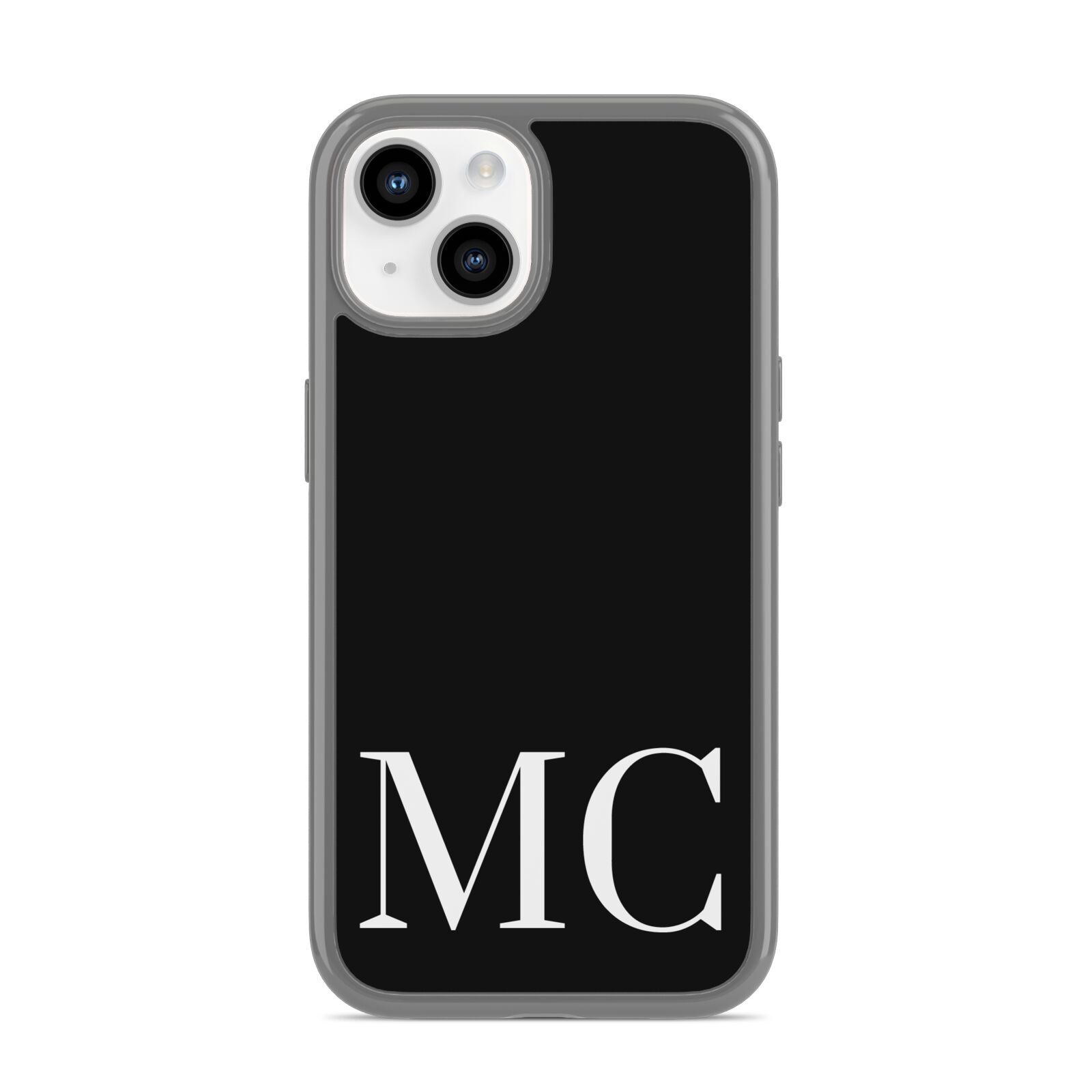 Initials Personalised 1 iPhone 14 Clear Tough Case Starlight