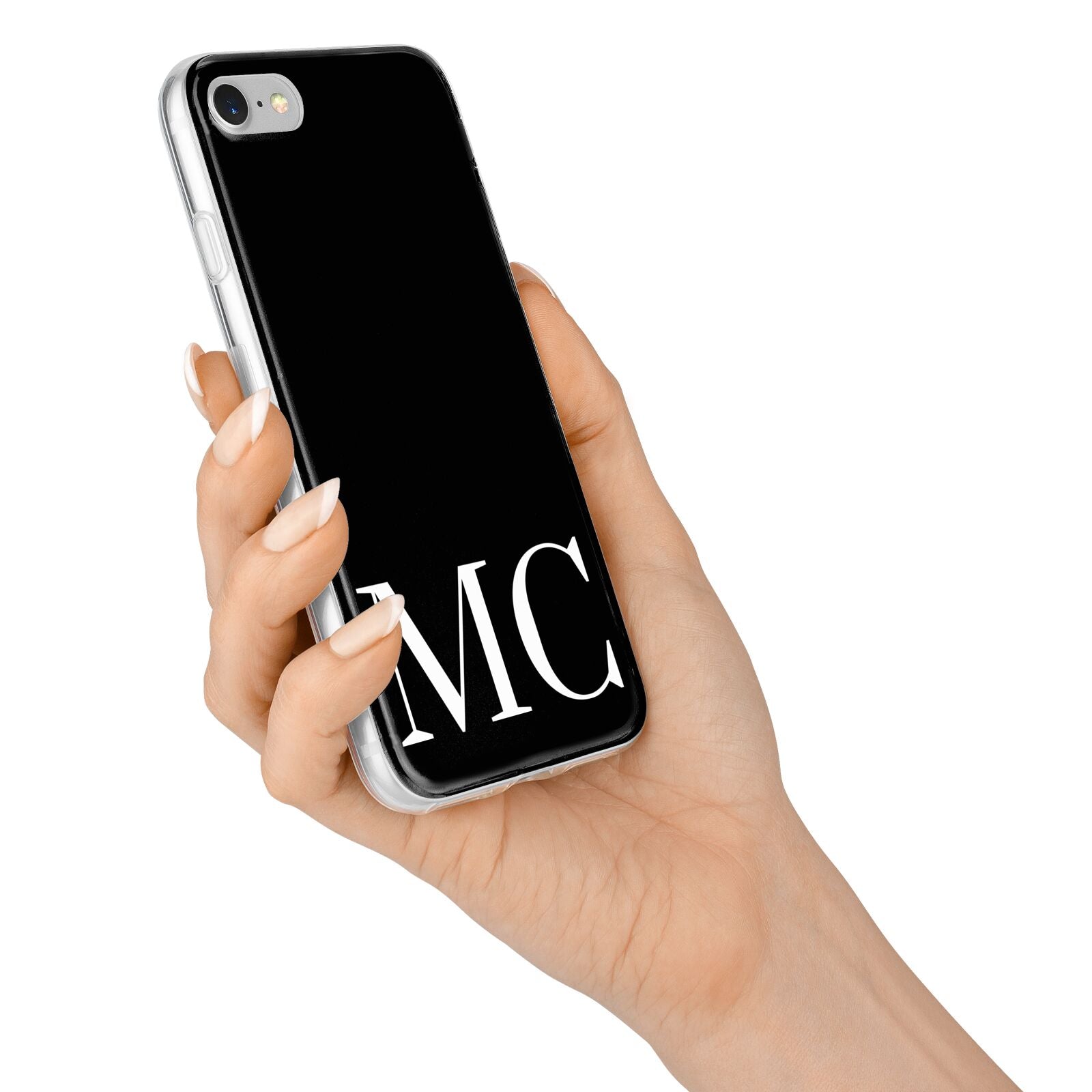 Initials Personalised 1 iPhone 7 Bumper Case on Silver iPhone Alternative Image