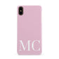 Initials Personalised 2 Apple iPhone Xs Max 3D Snap Case