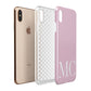 Initials Personalised 2 Apple iPhone Xs Max 3D Tough Case Expanded View