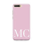 Initials Personalised 2 Huawei Y6 2018