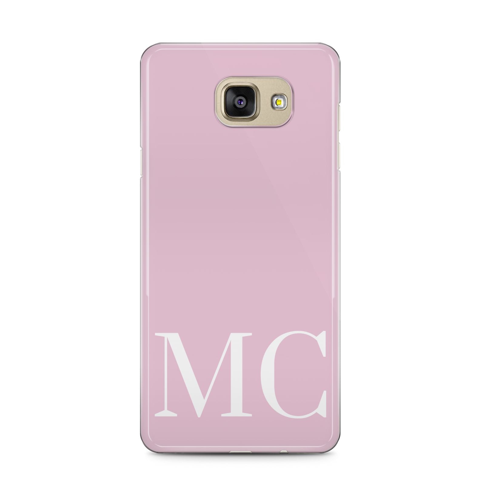 Initials Personalised 2 Samsung Galaxy A5 2016 Case on gold phone