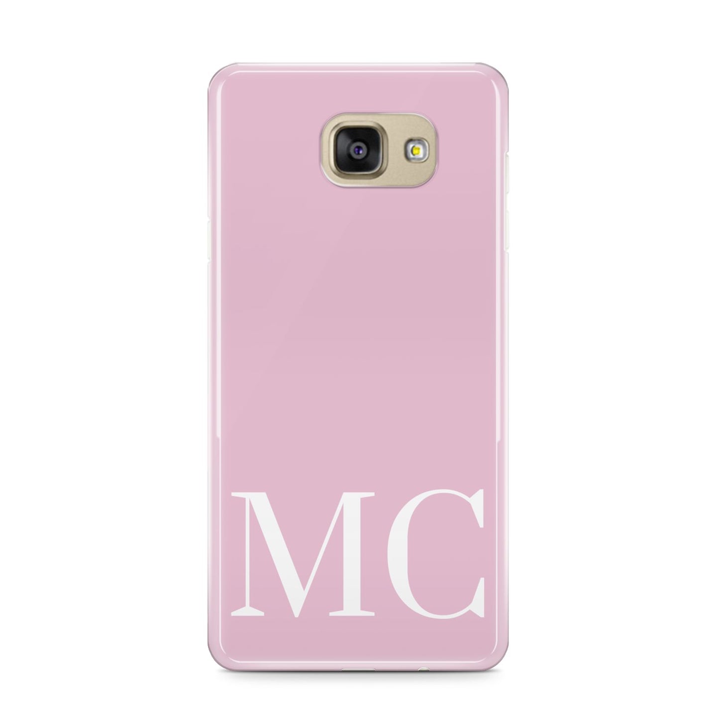 Initials Personalised 2 Samsung Galaxy A9 2016 Case on gold phone