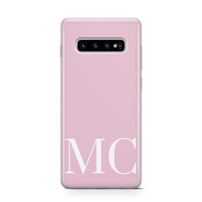 Initials Personalised 2 Samsung Galaxy S10 Case
