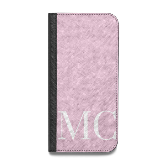 Initials Personalised 2 Vegan Leather Flip iPhone Case