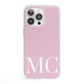 Initials Personalised 2 iPhone 13 Pro Clear Bumper Case