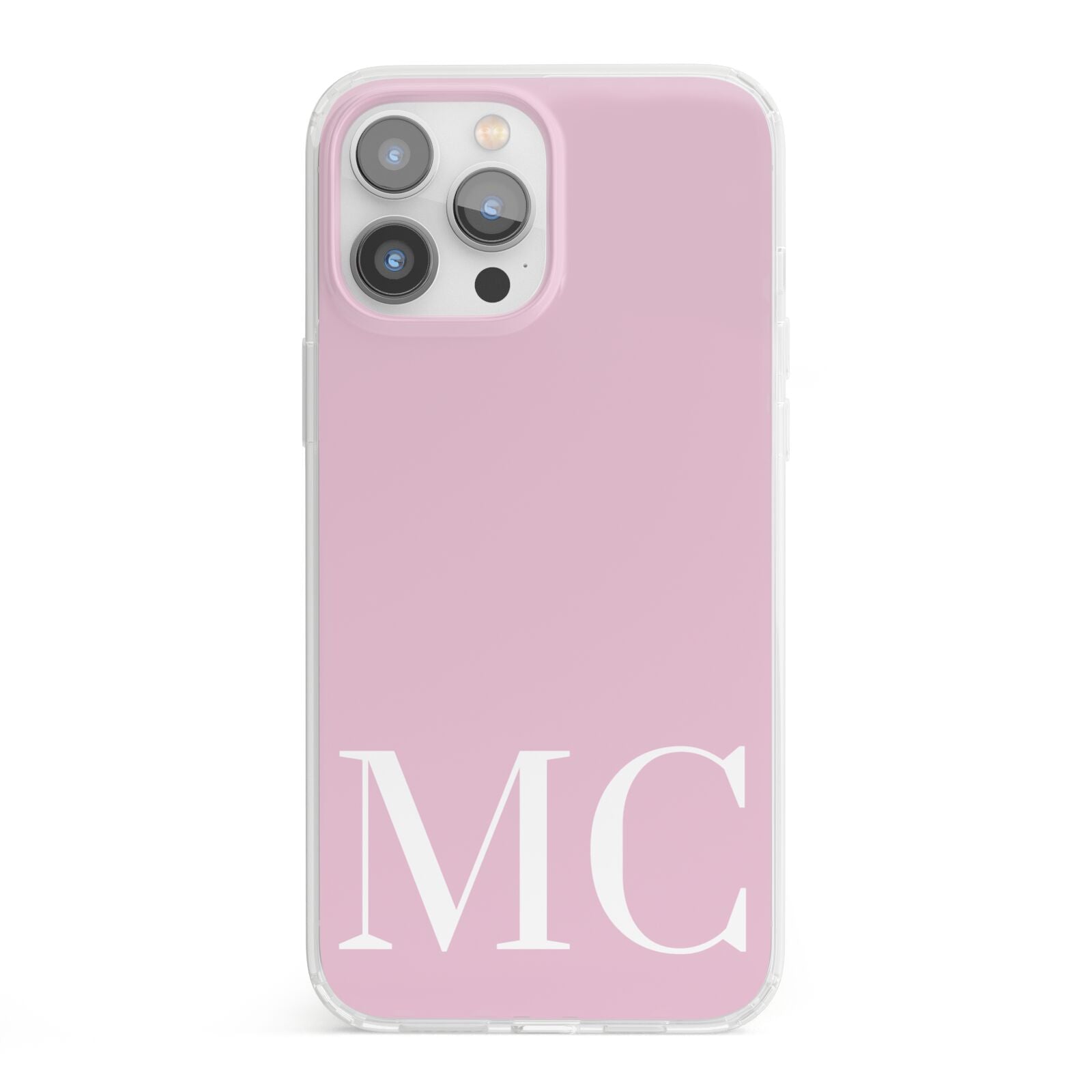 Initials Personalised 2 iPhone 13 Pro Max Clear Bumper Case