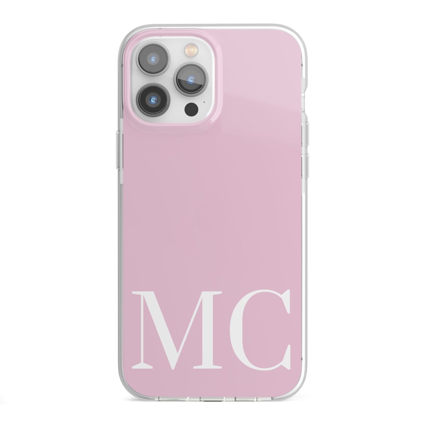Initials Personalised 2 iPhone 13 Pro Max TPU Impact Case with White Edges