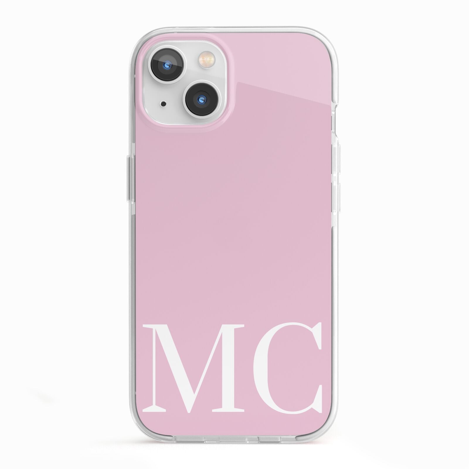 Initials Personalised 2 iPhone 13 TPU Impact Case with White Edges