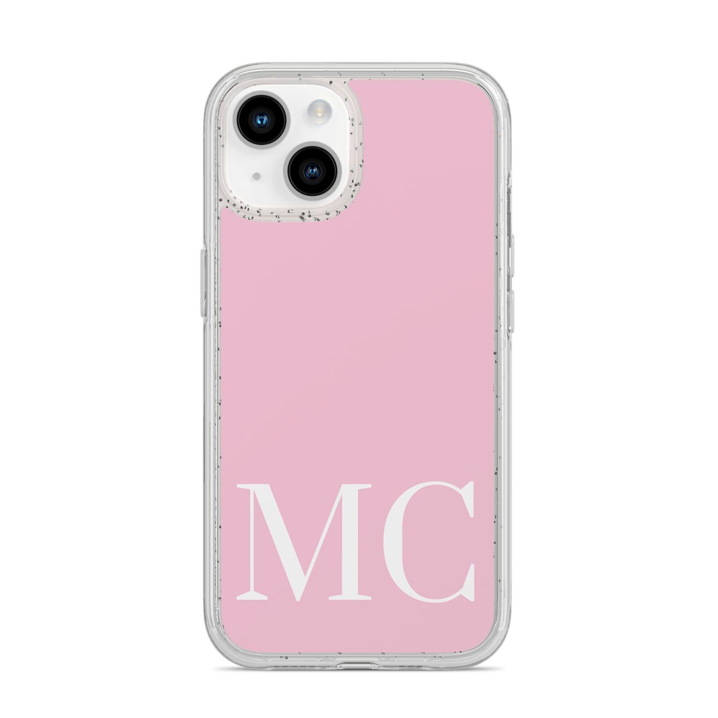 Initials Personalised 2 iPhone 14 Glitter Tough Case Starlight