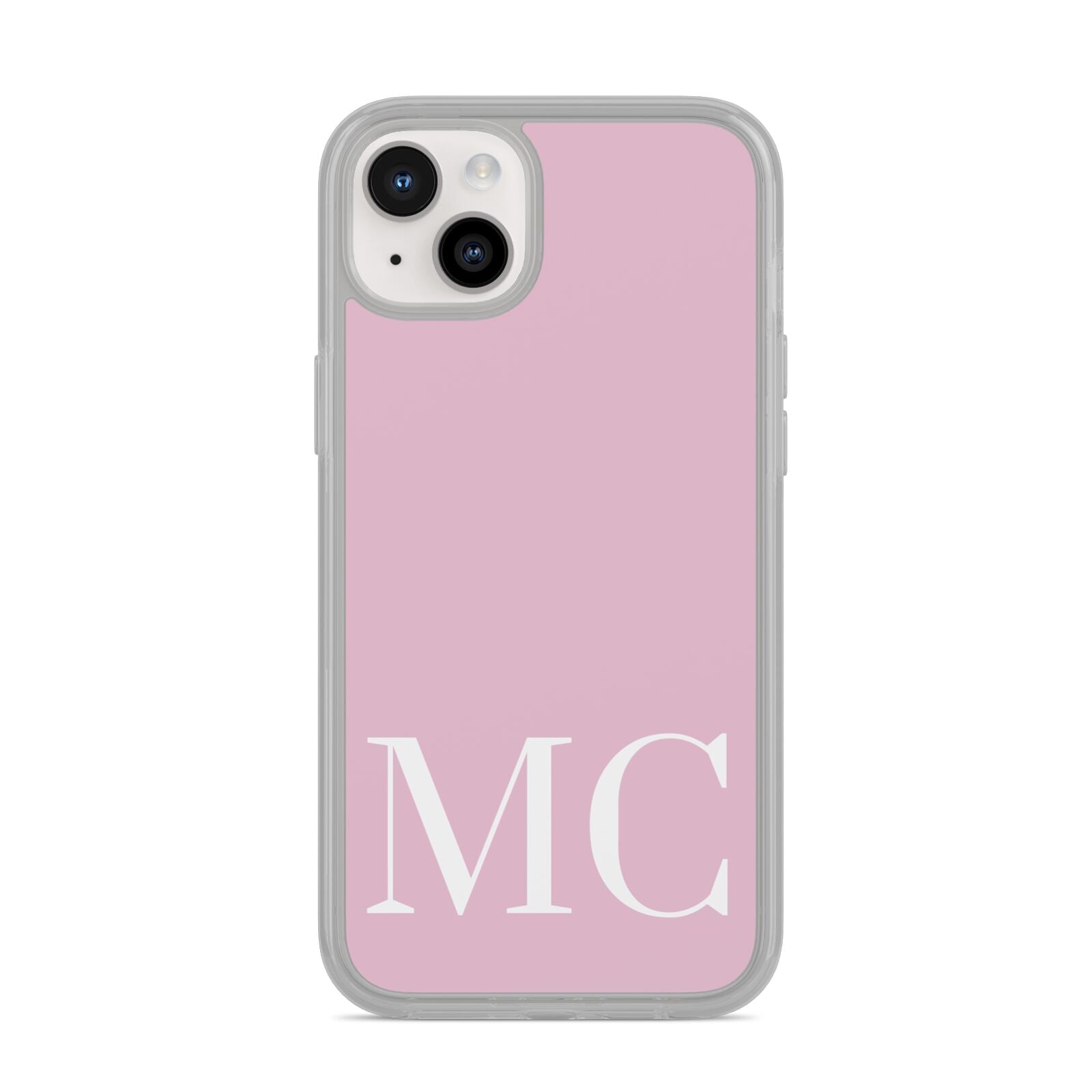 Initials Personalised 2 iPhone 14 Plus Clear Tough Case Starlight