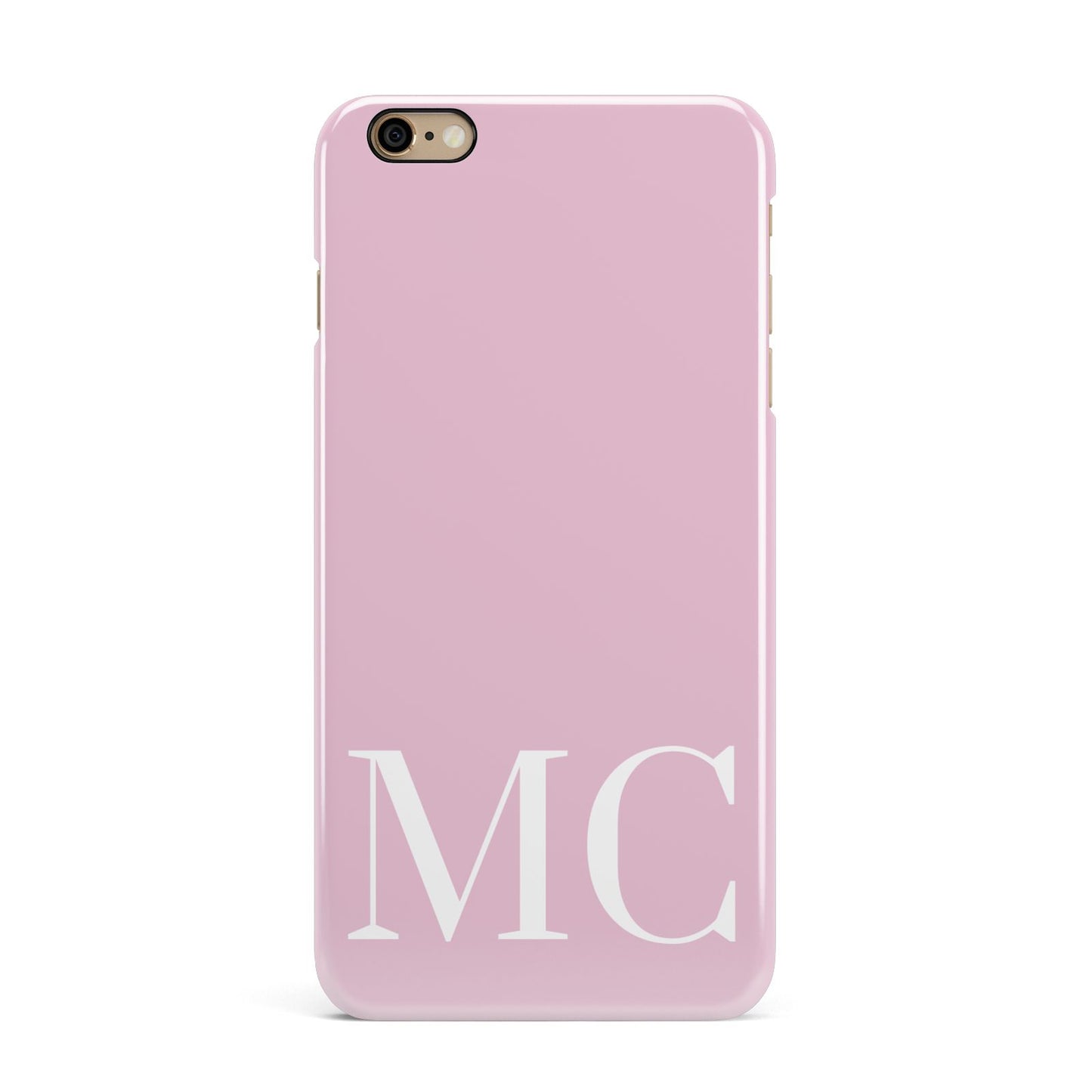 Initials Personalised 2 iPhone 6 Plus 3D Snap Case on Gold Phone