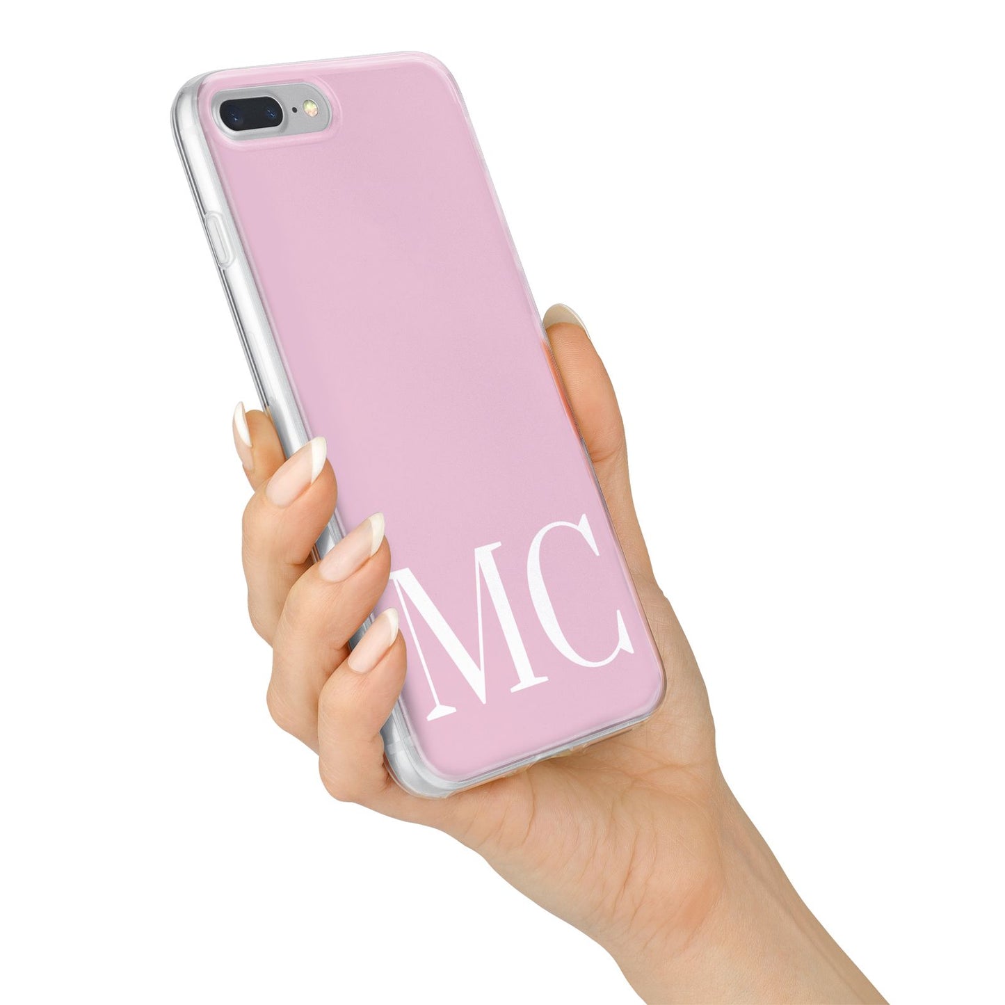 Initials Personalised 2 iPhone 7 Plus Bumper Case on Silver iPhone Alternative Image