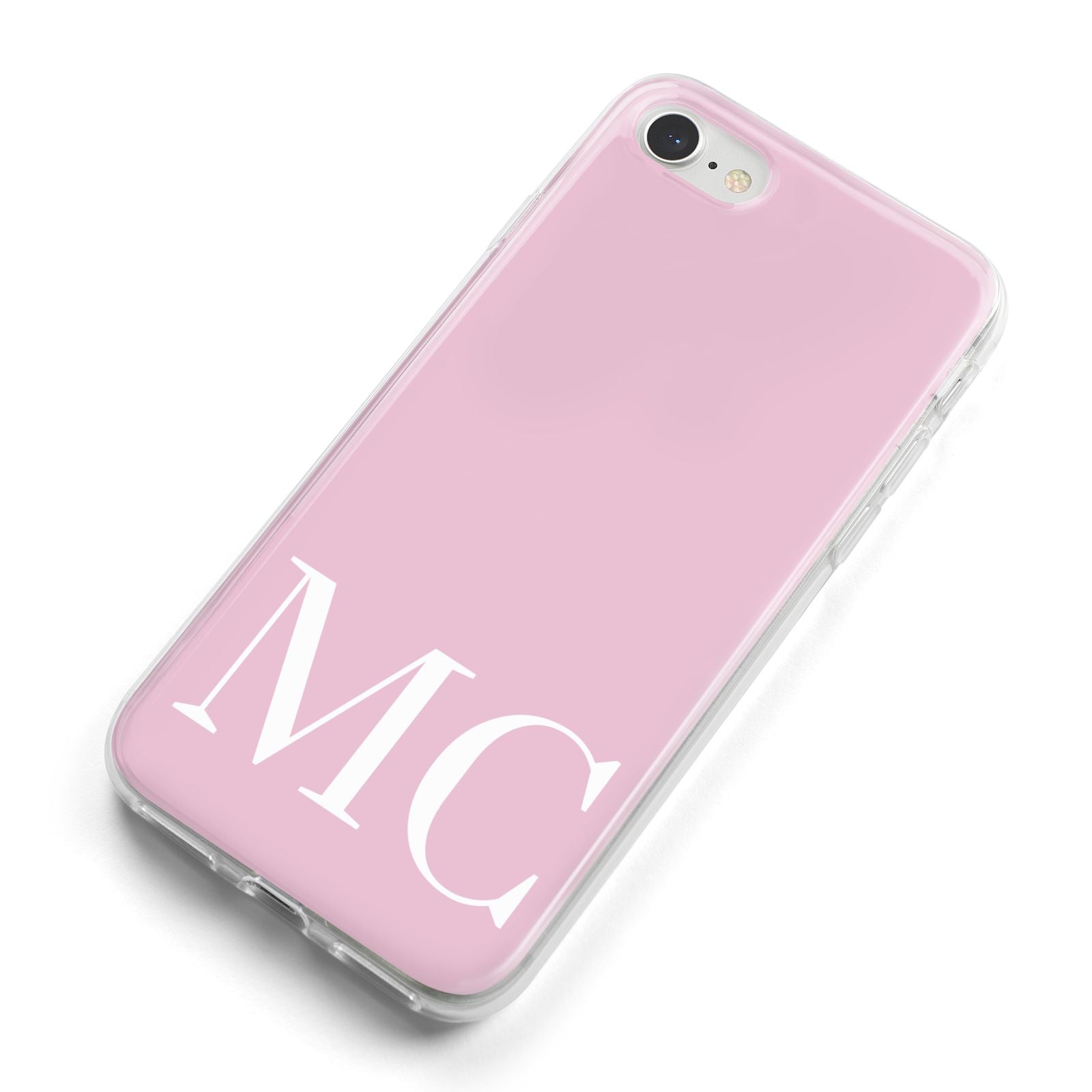 Initials Personalised 2 iPhone 8 Bumper Case on Silver iPhone Alternative Image