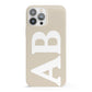Initials iPhone 13 Pro Max Full Wrap 3D Snap Case