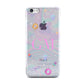 Inky Galactic Scene Personalised Initials Apple iPhone 5c Case