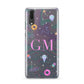 Inky Galactic Scene Personalised Initials Huawei P20 Phone Case
