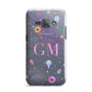 Inky Galactic Scene Personalised Initials Samsung Galaxy J1 2016 Case