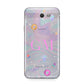 Inky Galactic Scene Personalised Initials Samsung Galaxy J7 2017 Case