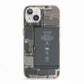 Internal Parts iPhone 13 TPU Impact Case with Pink Edges
