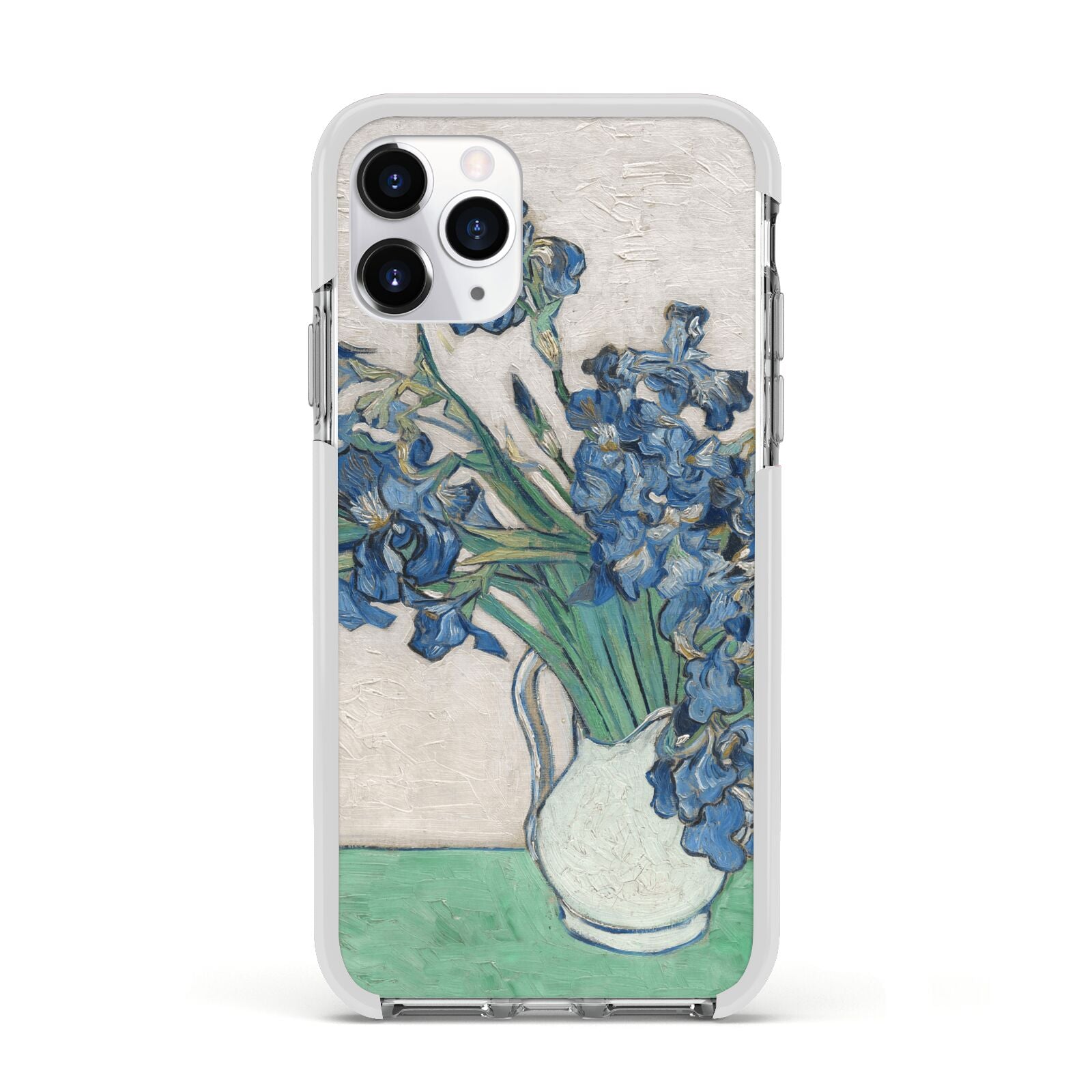 Irises By Vincent Van Gogh Apple iPhone 11 Pro in Silver with White Impact Case