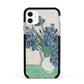 Irises By Vincent Van Gogh Apple iPhone 11 in White with Black Impact Case