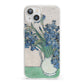 Irises By Vincent Van Gogh iPhone 13 Clear Bumper Case
