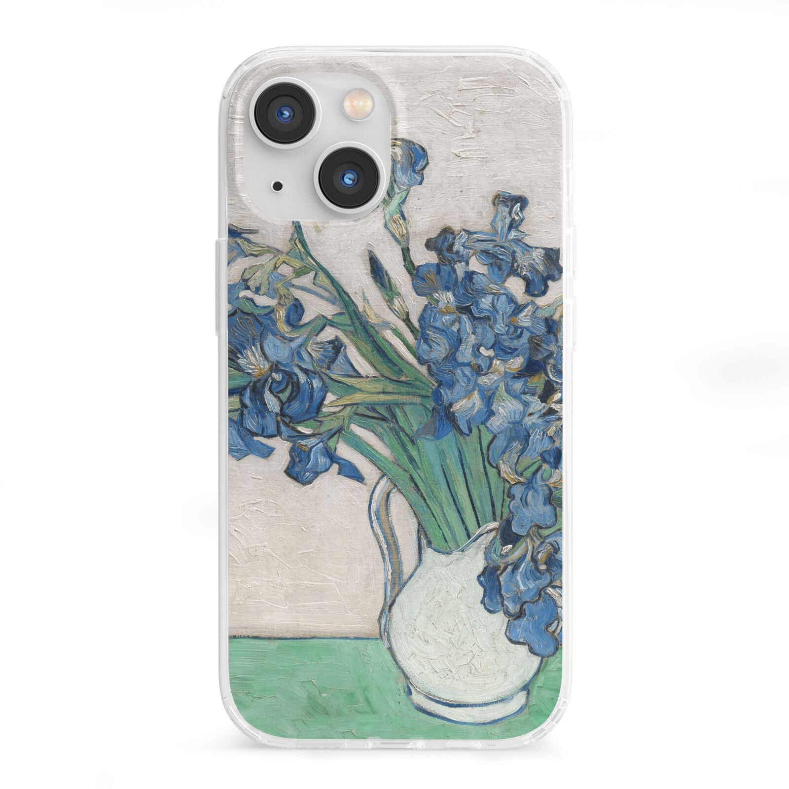 Irises By Vincent Van Gogh iPhone 13 Mini Clear Bumper Case
