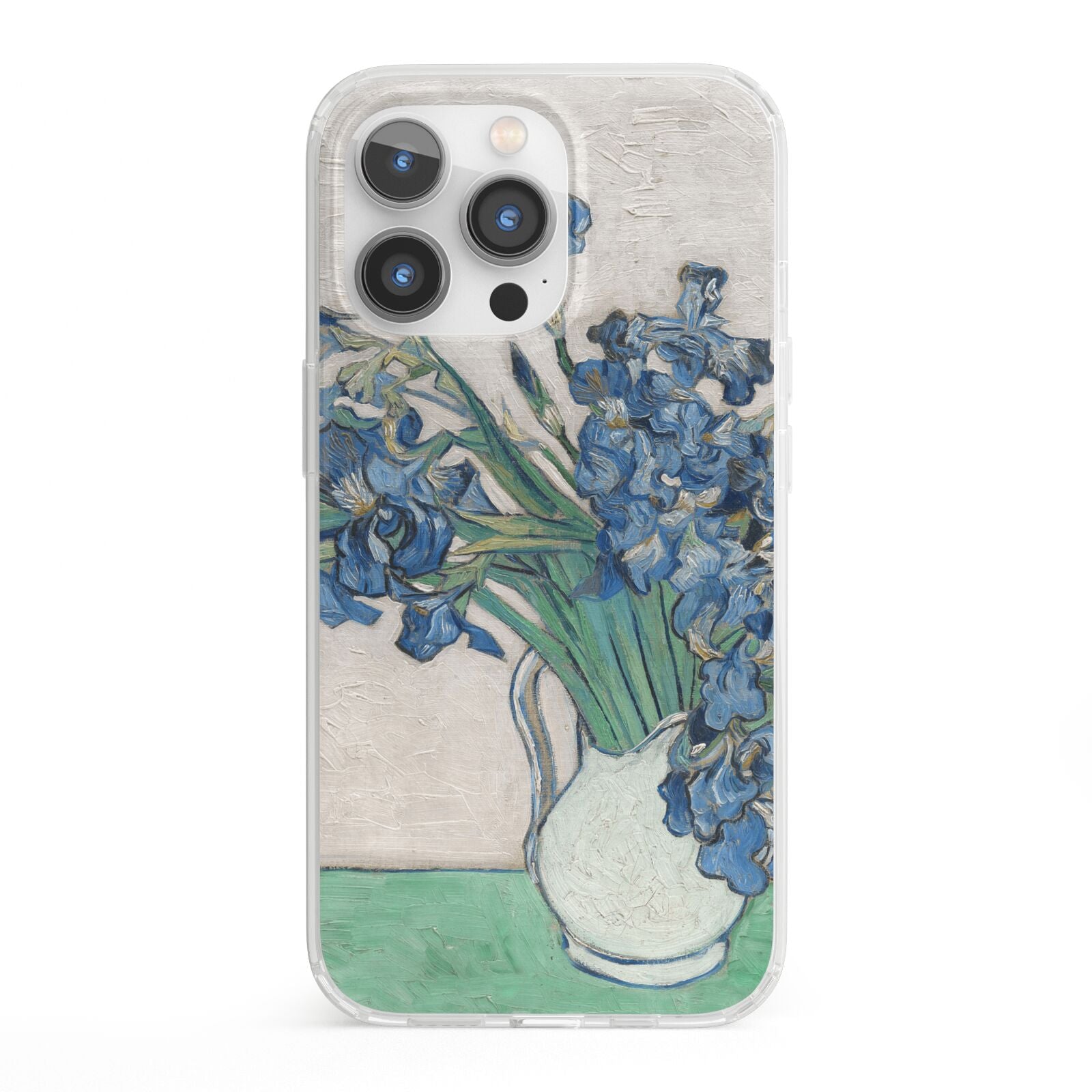 Irises By Vincent Van Gogh iPhone 13 Pro Clear Bumper Case