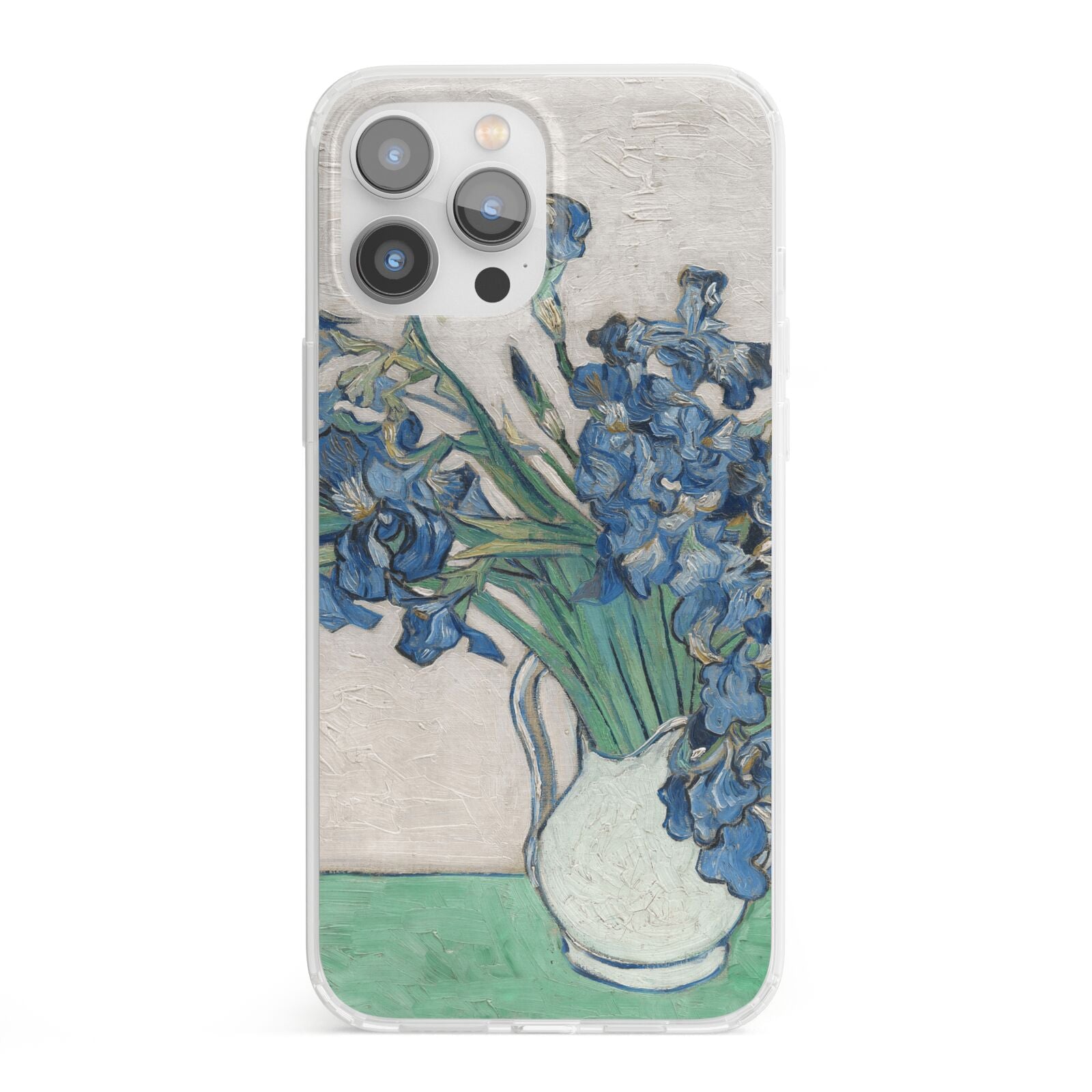 Irises By Vincent Van Gogh iPhone 13 Pro Max Clear Bumper Case