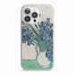 Irises By Vincent Van Gogh iPhone 13 Pro TPU Impact Case with White Edges