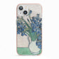 Irises By Vincent Van Gogh iPhone 13 TPU Impact Case with Pink Edges