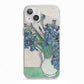 Irises By Vincent Van Gogh iPhone 13 TPU Impact Case with White Edges