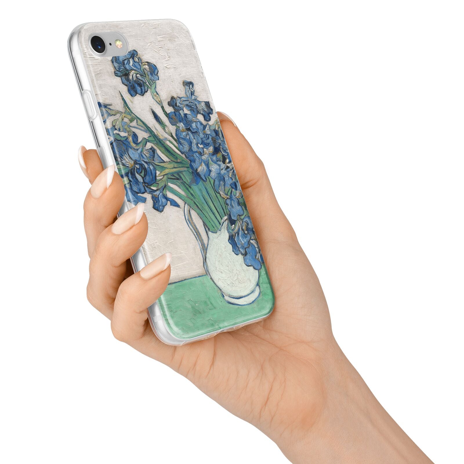 Irises By Vincent Van Gogh iPhone 7 Bumper Case on Silver iPhone Alternative Image